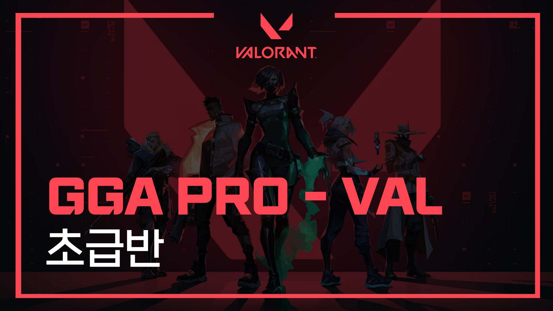 GGA PRO 발로란트 - 초급반 - 6개월